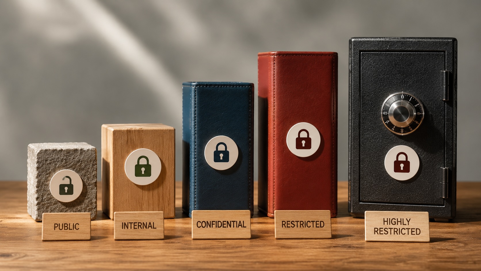 Data classification types and levels